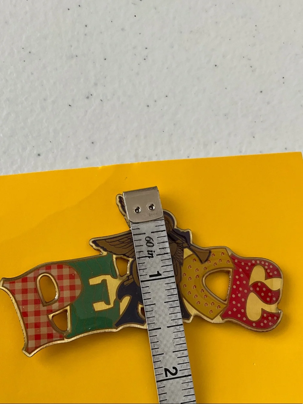 PEACE' Decorative Pin